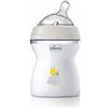 Chicco Natural Feeling Biberon Anticolica 2 Mesi + da 250 ml, Biberon con Tettarella in Silicone Morbida e Flessibile, Adatto per Allattamento Misto, Flusso Medio, Colore Neutro