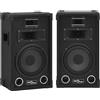vidaXL 2x Altoparlanti Palco Passivi HiFi Professionali Neri Casse Diffusori vidaXL