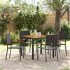 vidaXL Set da Pranzo per Giardino polyrattan Mobili Esterno Patio Moderno vidaXL