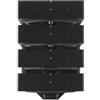 Flexson FLXSAX4DK1021 supporto da parete per casse acustiche Nero (FLEXSON Docki