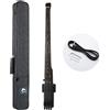 musoo Travel Bass Guitar Electric Headless Bass 4 Strings Fretless with Gigbag
