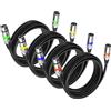 4Pack Cavo Xlr Bilanciato 3M Cavo Microfono Xlr 3 Metri, Cavo Segnale Dmx 3 Poli
