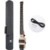 Batking Electric Travel Headless Guitar Fixed Bridge Natural Color Canadian Maple Body