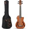 Batking Ukulele basso UBass baritono 30 pollici mogano F-Holes stile cutaway con bors...