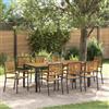 vidaXL Set da Pranzo per Giardino polyrattan Mobili Esterno Patio Terrazza vidaXL