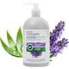 Sapone di un Tempo Sapone di Marsiglia Liquido alla Lavanda con Aloe Vera e Olio d'Oliva 500ml | Naturale, Vegan, Ipoallergenico, Detergente Mani e Corpo per Uso Quotidiano