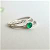 Unico Diopside Gemma 925 Argento Sterling Artigianale Anello Tutti Misura CDG-92