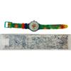 Swatch Orologio da Polso Swatch Scuba Sea Floor SDN108 1993 + Custodia