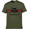 TOP GUN T-SHIRT UOMO CULT MOVIE '80s MAGLIETTA MAN VINTAGE STYLE ABBIGLIAMENTO