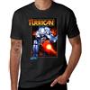 TURRICAN T-SHIRT UOMO RETRO GAMING MAGLIETTA MAN VINTAGE 8BIT GAME COMPUTER