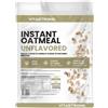 Vitastrong Farina d'Avena Istantanea Naturale - 1 kg, 100% pura e vers