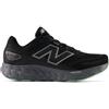 New Balance Donna Fresh Foam 680 v8 Waterproof in Nero/Grigio/Verde, Tessile, Taglia 36.5