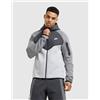 Nike Mens Nike Felpa con Cappuccio Full Zip Tech Mix - Grigio, grigio