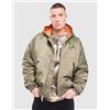Jordan Mens Jordan Giacca Bomber con Cappuccio Flight - Verde, verde