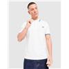 Fred Perry Mens Fred Perry Maglia Polo Twin Tipped - Bianco, bianco