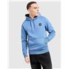 Fred Perry Mens Fred Perry Felpa con Cappuccio Badge - Blu, blu