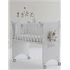 Nanan Lettino Co-Sleeping Nanan Puccio Azzurro con Materasso + Completo Piumone
