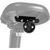 BiberAxle Supporto regolabile per sella bici per Garmin Varia Radar, in lega di alluminio leggero, per radar o fanale posteriore, compatibile con RCT715, RCT716, RTL510, RTL515, RTL516, ecc