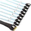 xiwai SFF-8654 8i 74pin Slimline SAS 4.0 Host Raid a 8 SATA 7pin Target Data Transmission Hard Disk Fanout Raid Cable 1-a-8 Splitter 0,5 M