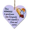 CARISPIBET Una nonna è | segni decorativi di casa regalo di compleanno divertenti decorazioni d'interni segni adorabili i regali targhe decorative per la famiglia 12 x 12 cm