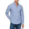 COOFANDY Camicia da uomo manica lunga 100% cotone Slim Fit camicia da uomo casual camicia da lavoro a quadri camicie comode camicie S-5XL, blu navy, L
