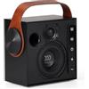 MOREL BIGGIE COSMIC BLACK DIFFUSORE HI FI BLUETOOTH PORTATILE NUOVO G.UFFICIALE