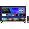 SM324 V1 - Televisore SMART LED HD READY 24" Doppia Alimentazione (12V E 220V),