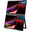 Verbatim Portable 15.6" FHD Dual Monitor Essentials Monitor portatile Nero 39,6
