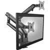 RAIDSONI Braccio porta monitor ICY BOX 2x fino a 32" HDMI/DP/2xUSB-A3.0/2xUSB-A2.0/USB-C