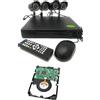 Does not apply Kit Videosorveglianza Dvr 4 Canali + 4 Telecamere Infrarossi + Hard Disk 500 Gb