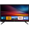 TREVI Smart TV 24" Full HD Display LED Sistema Android TV Classe E Nero 2410SM00
