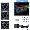 Lian Li UNI FAN TL LCD Case per computer Ventilatore 12 cm Nero (Lian Li UNI FAN