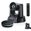 TONGVEO Telecamera per conferenze PTZ 4K KI con altoparlante Bluetooth e