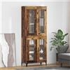 vidaXL Credenza Montaggio a parete Legno multistrato Armadio Mobiletto muro vidaXL
