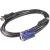 APC KVM USB Cable - 25 ft (7.6 m) cavo per tastiera, video e mouse Nero 7,6 m