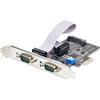 MediaMondo StarTech.com Scheda Seriale PCIe a 2 porte, scheda PCI Express a doppia porta RS
