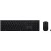 Lenovo 4X31K03931 tastiera Mouse incluso RF senza fili + Bluetooth Inglese US Ne