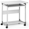 MediaMondo Durable SYSTEM PC Workstation Trolley 75 Fixed Height Grey - 379610 DD