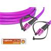 Lightwin Cavo patch LWL piatto di alta qualità -duplex, MM OM4, LC - LC