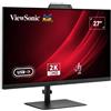 VIEWSONIC MON 27IPS 2K QHD HDMI USBC WEBCAM VG2741V-2K MM DP PIVOT