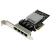StarTech Scheda di rete Ethernet PCIexpress x4 con 4 porte Gigabit BaseT (Chipset Intel i