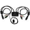 StarTech.com Switch KVM cavo HDMI USB 2 porte con audio e switch remotoAlimentaz