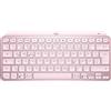 Logitech MX Keys Mini tastiera RF senza fili + Bluetooth QWERTY Inglese Rosa