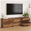 vidaXL Mobile Porta TV con LED Rovere Fumo 180x34x50cm in Truciolato vidaXL