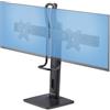 StarTech.com Supporto da Tavolo per Due Monitor- Staffa con barra trasversale pe