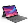 Logitech Combo Touch QWERTY Spagnolo Smart Connector Grigio