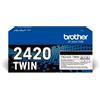 Brother TONER ORIGINALE BROTHER TN-2420 TWIN NERO CONF. 2 PEZZI