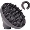Laymi Diffusore adattatore per Dyson Airwrap HS08 HS05 HS01 airwrap, con filtro spazzola di pulizia, trasformabile per Airwrap Styler in asciugacapelli per capelli ricci ondulati, ricci
