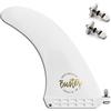 Buster Surfboards SUP Single Finne US-Box - Stand Up Paddling Center Fin con vite come ricambio per hard board e tavole Inflatable US Box Standard (bianco)