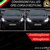 ELM CONVERSIONE FARI FULL LED OPEL CORSA D RESTYLING 6000K LED CANBUS NO AVARIA LUCI